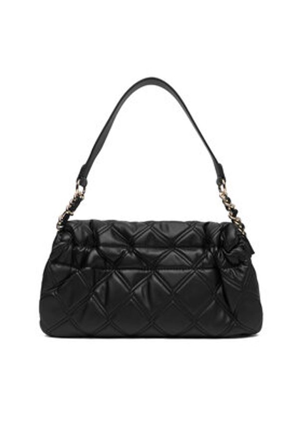 TOMMY HILFIGER - Tommy Hilfiger Torebka Th Feminine Shoulder Bag AW0AW18717 Czarny. Kolor: czarny. Materiał: skórzane
