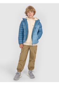 4f - 4F Kurtka puchowa z wypełnieniem syntetycznym chłopięca - granatowa 164 (13-14 lat). Okazja: na co dzień. Kolor: niebieski. Materiał: syntetyk, puch. Sezon: lato. Styl: klasyczny, casual #2