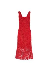 Guess Sukienka 175957 Czerwony Classic Fit. Kolor: czerwony #3