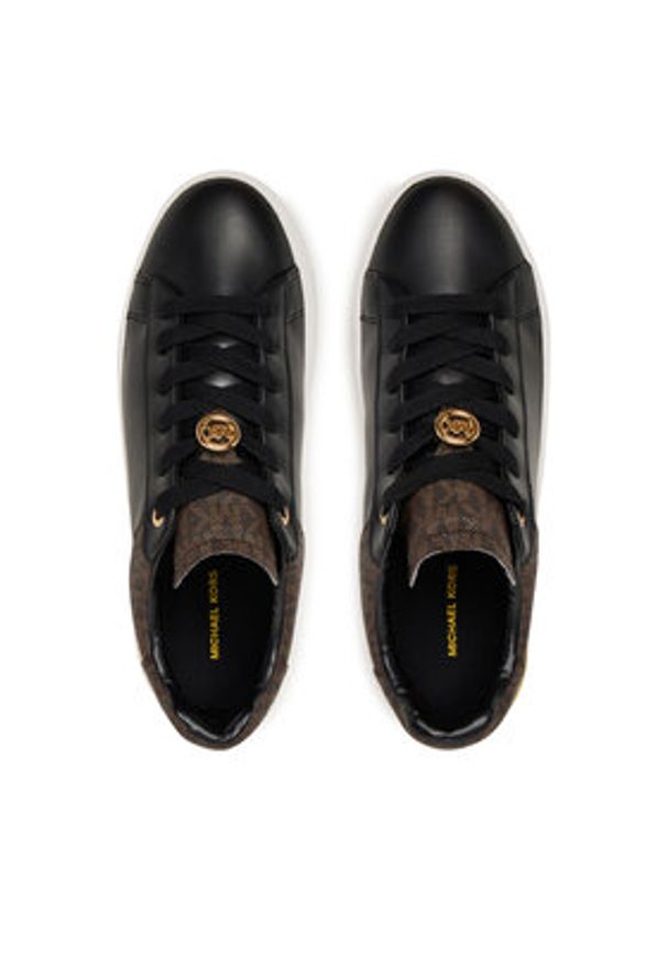 MICHAEL Michael Kors Sneakersy 43F5DTFS6L Brązowy. Kolor: brązowy. Materiał: skóra