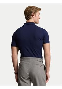 Polo Ralph Lauren Polo 710941439003 Granatowy Custom Slim Fit. Typ kołnierza: polo. Kolor: niebieski. Materiał: bawełna #3