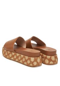 Liu Jo Klapki SA5107 EX014 Brązowy. Kolor: brązowy. Materiał: skóra #6