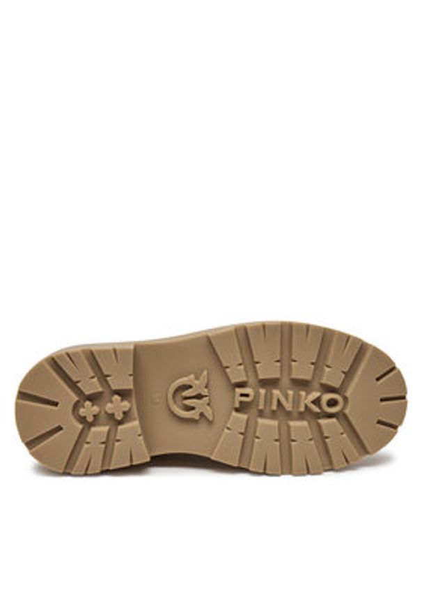Pinko - PINKO Trapery Mia 11 SD0141 P001 Écru. Materiał: skóra