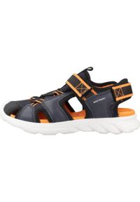 Geox - Sandały GEOX SANDAL AIRADYUM F Niebieski. Kolor: niebieski. Materiał: syntetyk, tkanina. Sezon: lato