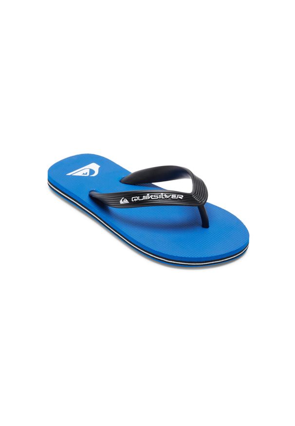 Quiksilver - Klapki dla Chłopcy MOLOKAI CORE Niebieski. Kolor: niebieski. Materiał: guma, syntetyk