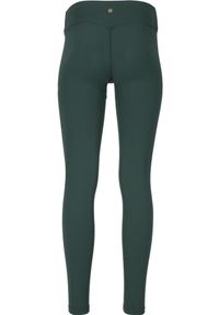 Damskie legginsy Athlecia Luxe. Kolor: zielony. Materiał: materiał. Sport: fitness