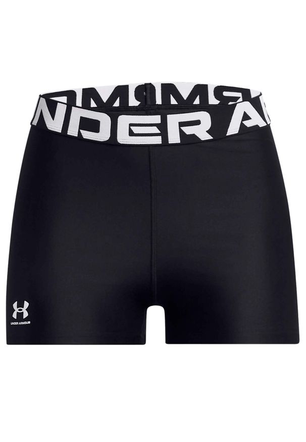 Krótkie Szorty Under Armour Ua Hg Authentics Damskie. Kolor: czarny. Materiał: elastan, poliester. Długość: krótkie. Sport: bieganie