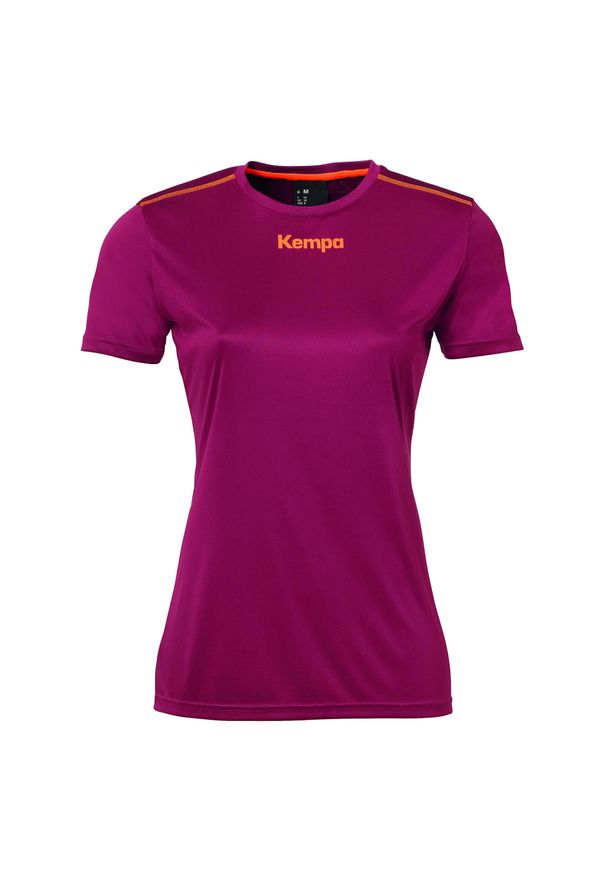KEMPA - Damska koszulka Kempa Poly. Kolor: biały, czerwony, wielokolorowy, czarny. Materiał: materiał. Sport: fitness