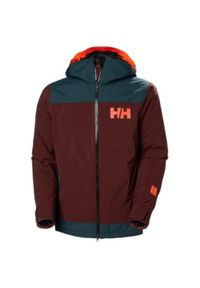 Kurtka Narciarska męska Helly Hansen Powdreamer 2.0 Jacket Hickory. Kolor: czerwony. Sport: narciarstwo