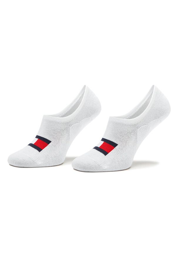 TOMMY HILFIGER - Tommy Hilfiger Zestaw 2 par stopek męskich 701223928 Biały. Kolor: biały. Materiał: materiał, bawełna