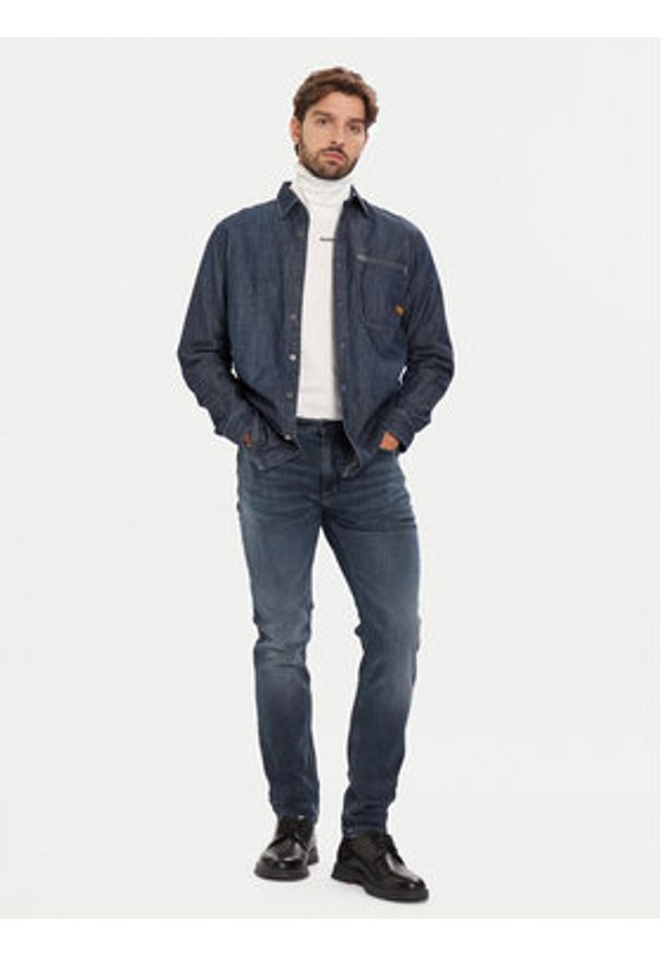 Hugo - HUGO Jeansy 50547247 Granatowy Extra Slim Fit. Kolor: niebieski