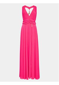 Fracomina Sukienka wieczorowa FQ23SD3004W41201 Różowy Regular Fit. Kolor: różowy. Materiał: syntetyk. Styl: wizytowy #3