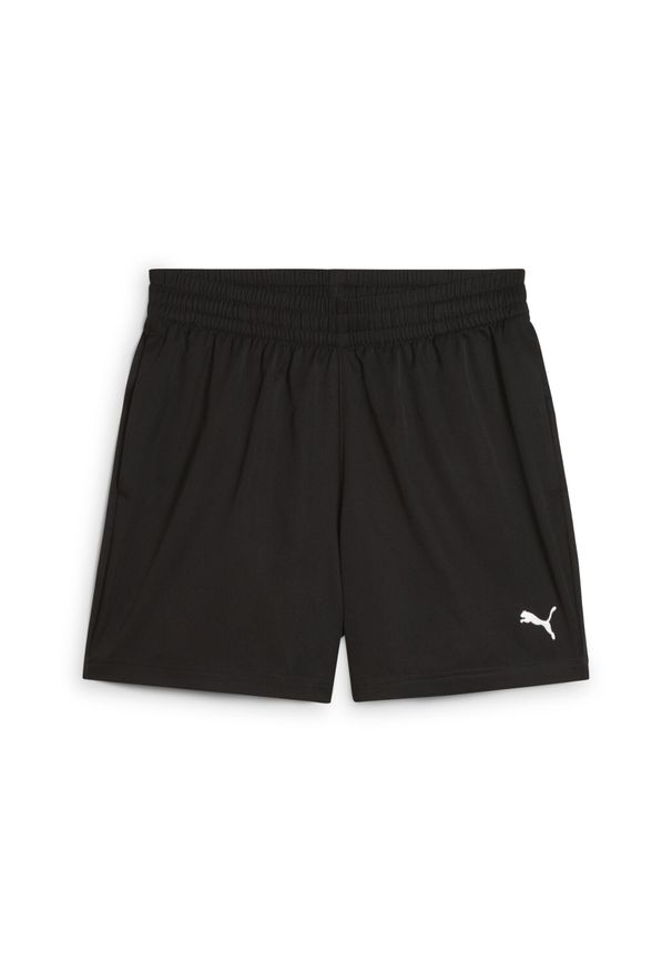 Puma - Męskie tkane szorty Essentials 5" PUMA Black. Kolor: czarny. Wzór: haft. Sport: fitness