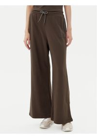 EA7 Emporio Armani Spodnie dresowe 7W000106 AF12473 U6139 Brązowy Loose Fit. Kolor: brązowy. Materiał: bawełna