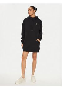 Converse Sukienka codzienna 10027071-A01 Czarny Loose Fit. Okazja: na co dzień. Kolor: czarny. Materiał: bawełna. Typ sukienki: proste. Styl: casual #4