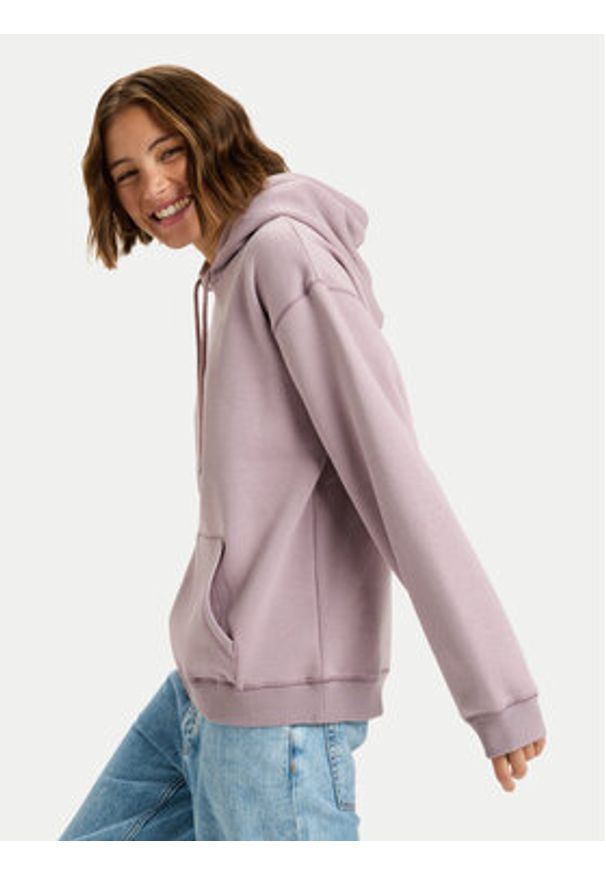 Roxy Bluza Surf Stoked Brushed ERJFT05046 Fioletowy Regular Fit. Kolor: fioletowy. Materiał: syntetyk