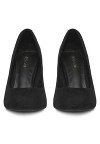 DeeZee Szpilki DZ002 Czarny. Kolor: czarny. Materiał: materiał. Obcas: na szpilce #7