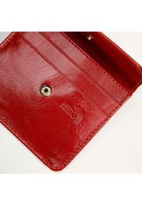 Wittchen - Damski portfel skórzany mini. Kolor: czerwony. Materiał: skóra #6