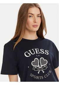 Guess T-Shirt V5GI04 I3Z14 Granatowy Regular Fit. Kolor: niebieski. Materiał: bawełna #4