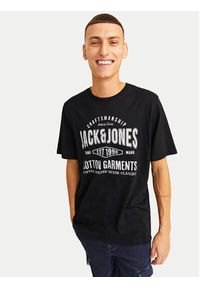 Jack & Jones - Jack&Jones T-Shirt Jeans 12256779 Czarny Standard Fit. Kolor: czarny. Materiał: bawełna #7
