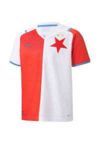 Podkoszulek Puma Sks Home Shirt Replica Jr, Dzieci. Kolor: biały. Materiał: poliester, materiał