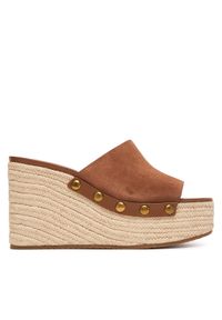 MICHAEL Michael Kors Espadryle Mayes 40S6MYMS1S Brązowy. Kolor: brązowy. Materiał: skóra, zamsz #1