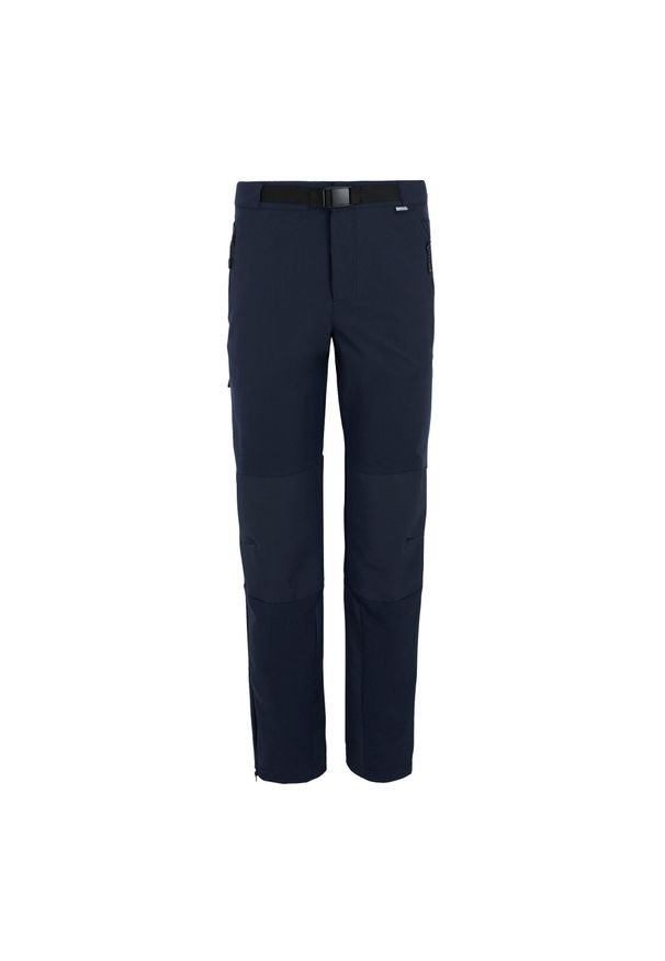 Regatta - Męskie Spodnie Do Chodzenia Montorn. Kolor: niebieski. Sezon: lato. Sport: turystyka piesza