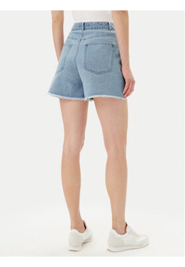 Pieces Szorty jeansowe Tamra 17157412 Niebieski Regular Fit. Kolor: niebieski. Materiał: bawełna