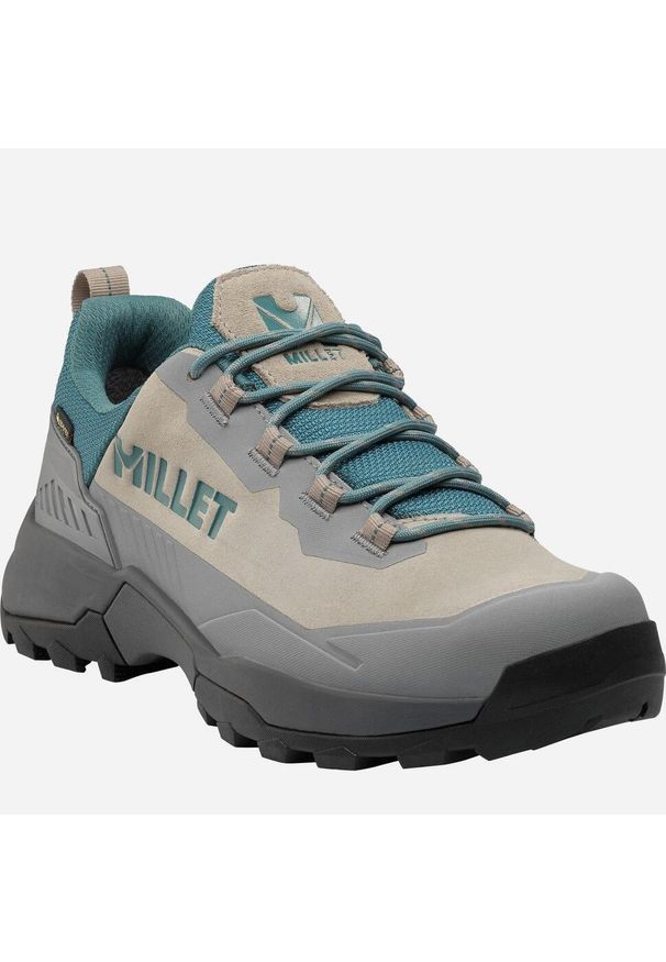Buty turystyczne damskie Millet Ubic Low GoreTex wodoodporne. Kolor: beżowy. Materiał: tkanina. Szerokość cholewki: normalna
