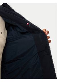 TOMMY HILFIGER - Tommy Hilfiger Płaszcz zimowy MW0MW37368 Granatowy Regular Fit. Kolor: niebieski. Materiał: syntetyk. Sezon: zima #5