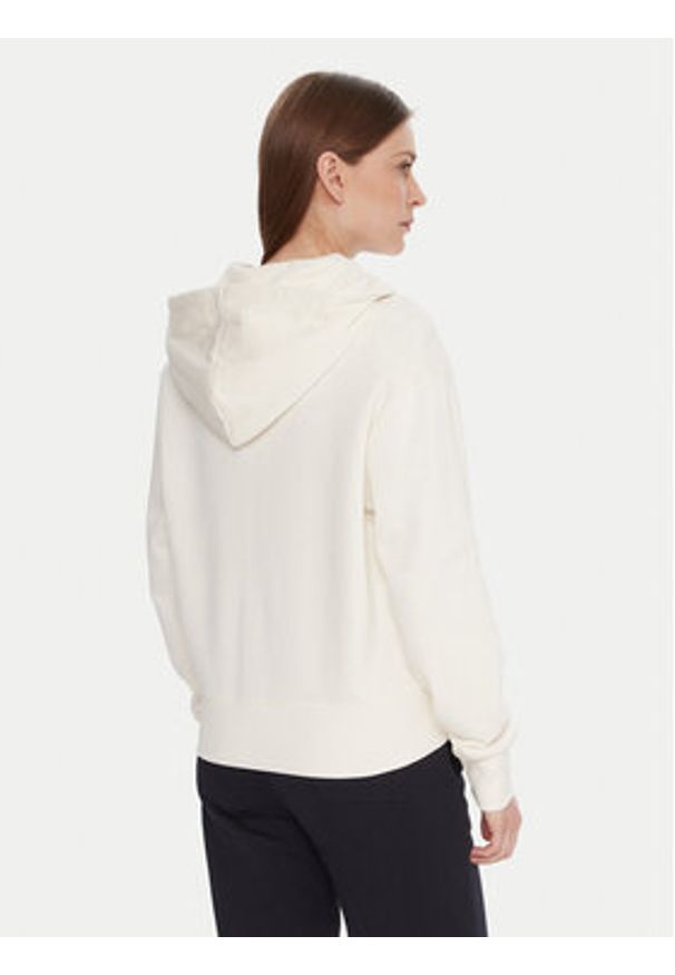 TOMMY HILFIGER - Tommy Hilfiger Bluza Script WW0WW45742 Écru Regular Fit. Materiał: bawełna