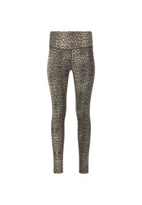 Damskie legginsy z nadrukiem Athlecia Windia. Kolor: wielokolorowy, niebieski, beżowy. Wzór: nadruk. Sport: fitness #1