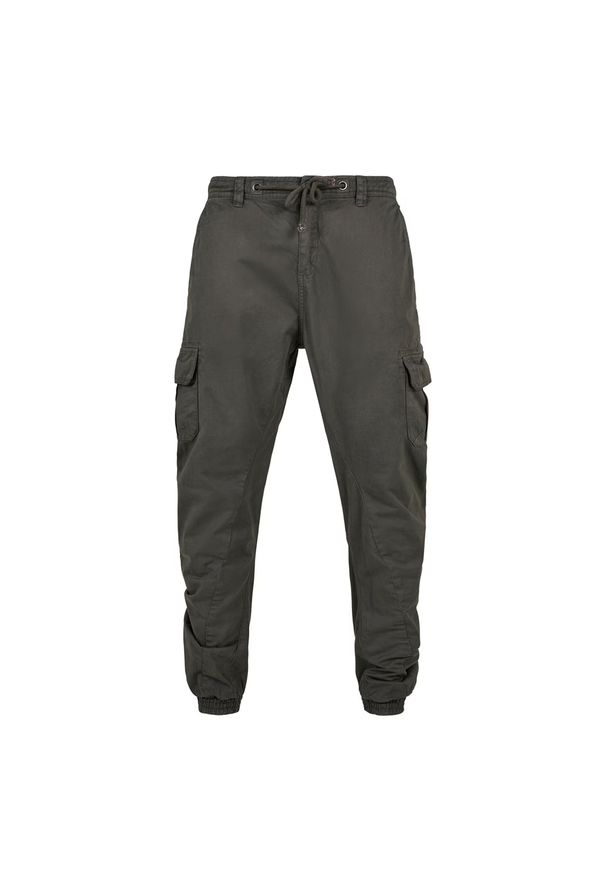 Urban Classics - Męskie Spodnie Cargo. Kolor: szary. Długość: długie