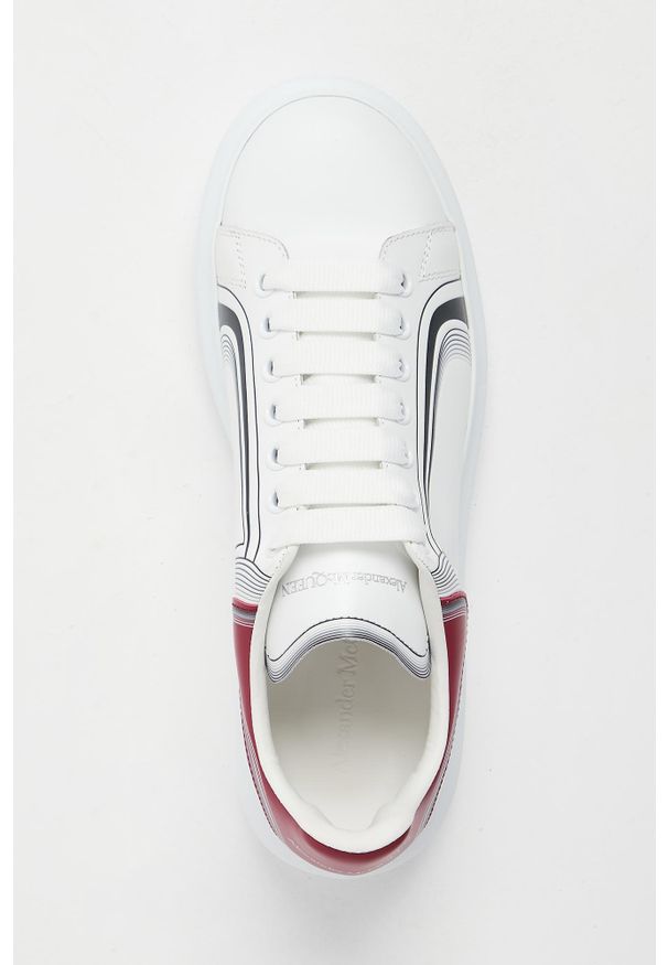 Alexander McQueen - Sneakersy męskie skórzane ALEXANDER MCQUEEN. Materiał: skóra