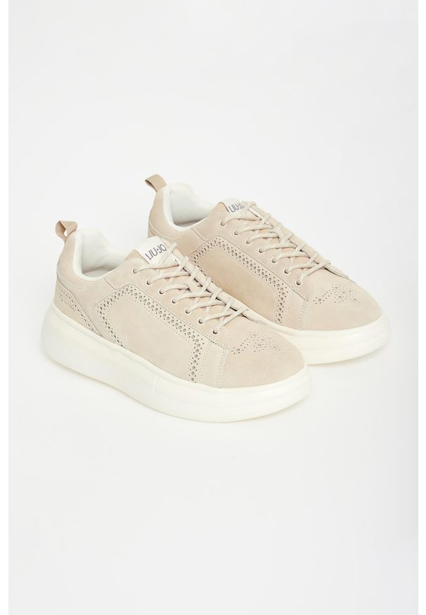 Liu Jo - Sneakersy męskie skórzane LIU JO. Materiał: skóra