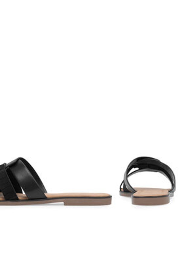 Jenny Fairy Klapki WYL0710-7 Czarny. Kolor: czarny. Materiał: skóra