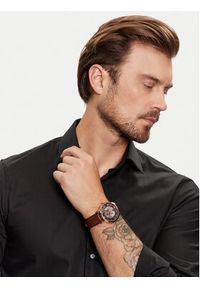 Fossil Zegarek Townsman ME3259 Brązowy. Kolor: brązowy. Materiał: skóra #3