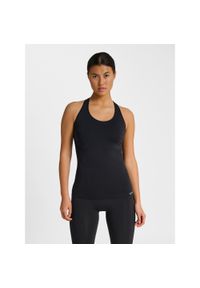 Top Sportowy Bezszwowy Hummel Hmltif Seamless Top Czarny. Okazja: na co dzień. Kolor: czarny. Styl: casual, sportowy