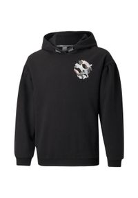 Bluza dla dzieci Puma Alpha Hoodie FL G czarna. Kolor: czarny. Sport: joga i pilates #1