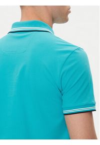 BOSS Polo Paul 50506193 Turkusowy Slim Fit. Typ kołnierza: polo. Kolor: turkusowy. Materiał: bawełna #5