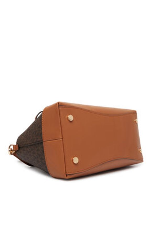 MICHAEL Michael Kors Torebka Andie 30S6G3PS2B Brązowy. Kolor: brązowy. Materiał: skórzane