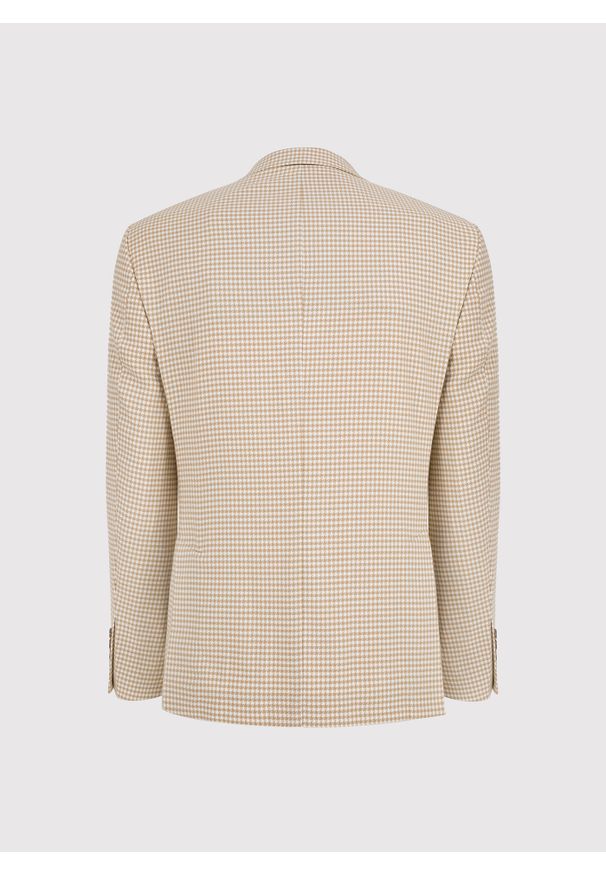 Pako Lorente - PAKO LORENTE - Jasna marynarka męska w pepitkę. Materiał: poliester, wiskoza, elastan. Sezon: wiosna