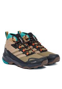 Adidas - adidas Trekkingi Terrex Skychaser AX5 Mid GORE-TEX CLIMAWARM+ JH7805 Brązowy. Kolor: brązowy. Materiał: materiał. Technologia: ClimaWarm (Adidas). Model: Adidas Terrex. Sport: turystyka piesza #3