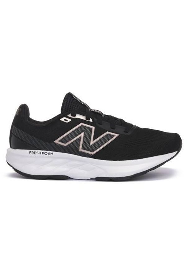 Buty do biegania damskie New Balance Lk9 W520. Kolor: czarny. Materiał: syntetyk, materiał. Szerokość cholewki: normalna. Sport: bieganie, turystyka piesza