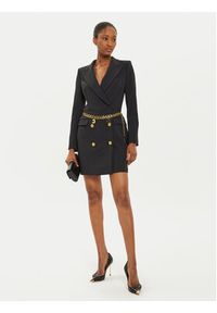 Elisabetta Franchi Sukienka koktajlowa AB-657-46E2 Czarny Regular Fit. Kolor: czarny. Materiał: syntetyk. Styl: wizytowy #3
