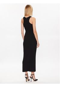 MICHAEL Michael Kors Sukienka dzianinowa MS381M033D Czarny Slim Fit. Kolor: czarny. Materiał: wiskoza #2