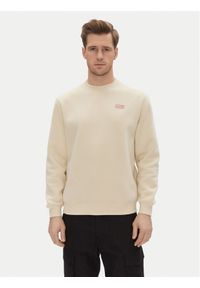 Hunter Bluza May HARM0058251 Beżowy Relaxed Fit. Kolor: beżowy. Materiał: bawełna