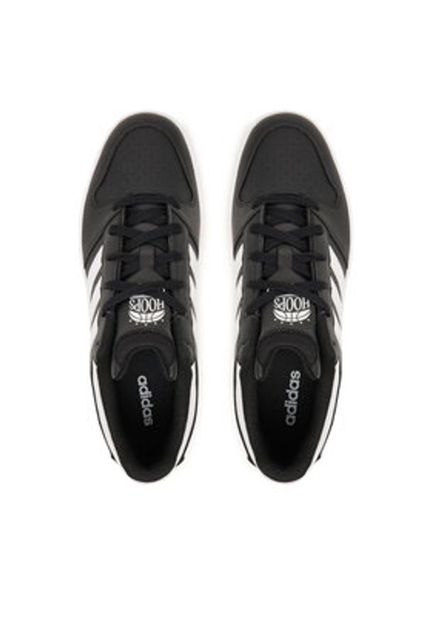Adidas - adidas Sneakersy Hoops Classic KI1056 Czarny. Kolor: czarny. Materiał: skóra