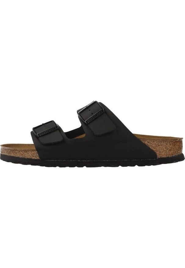 Klapki turystyczne uniseks Birkenstock Arizona 791. Kolor: czarny, wielokolorowy. Materiał: syntetyk, tkanina, materiał