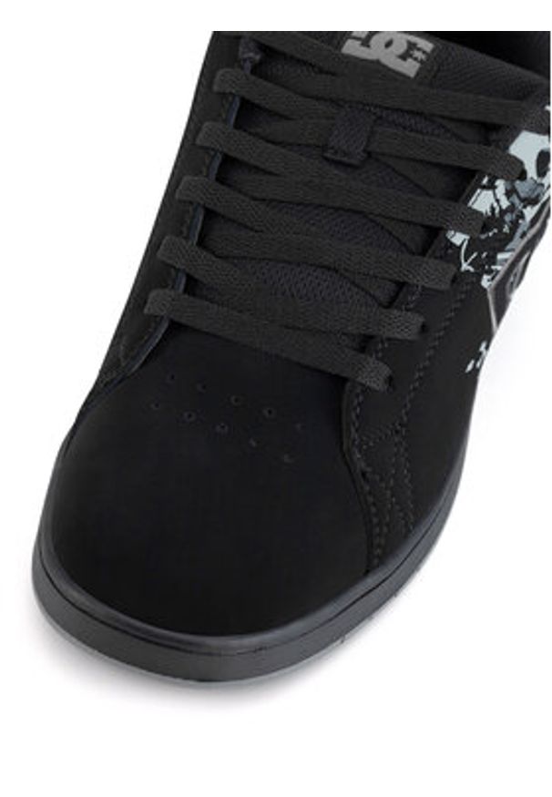 DC Shoes Sneakersy CEO-GAVELER ADYS100536-BDP Czarny. Kolor: czarny. Materiał: skóra